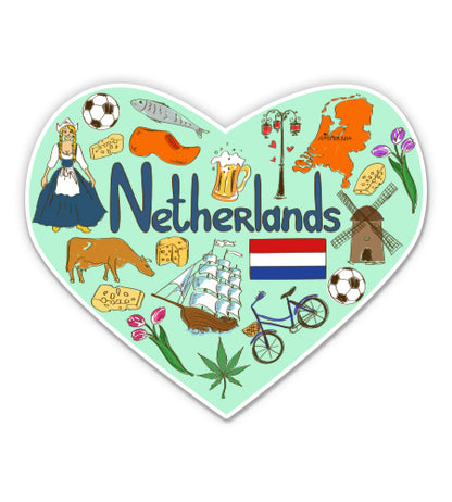Netherlands Travel Sticker
