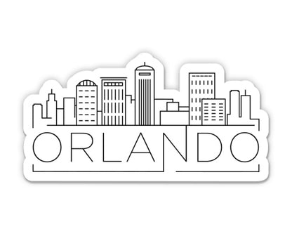 Orlando Florida City Skyline Sticker