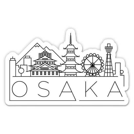 Osaka Japan Sticker