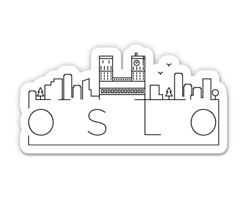 Oslo Norway Sticker