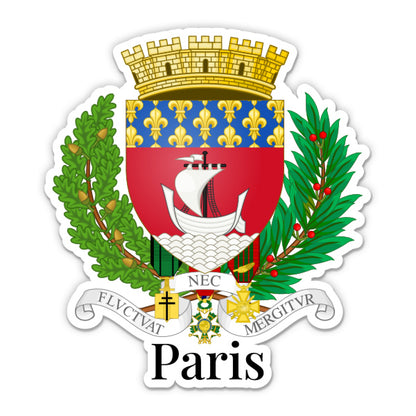 Paris France Sticker