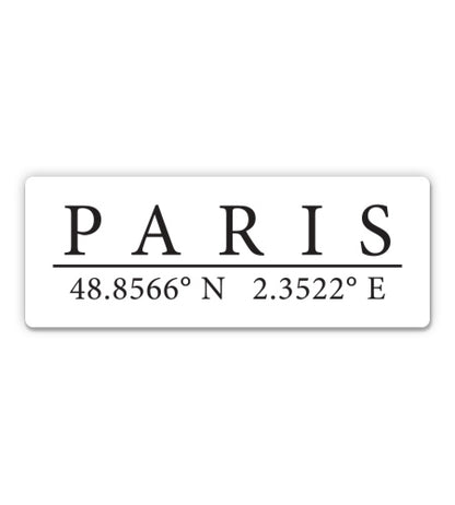 Paris France Sticker