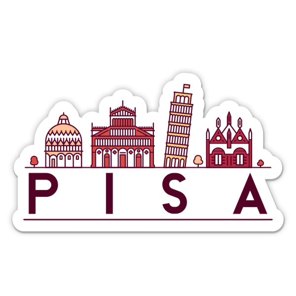 Pisa Italy Sticker