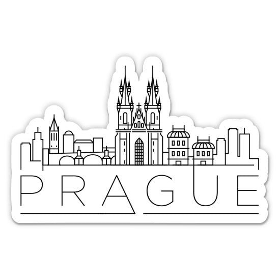 Prague Czechia Sticker