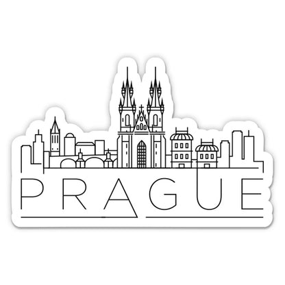 Prague Czechia Sticker