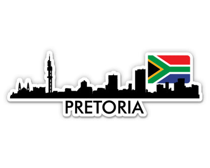 Pretoria South Africa Skyline  Sticker