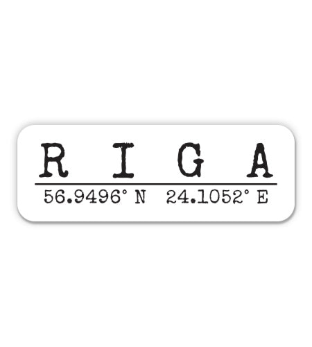 Riga Latvia Sticker