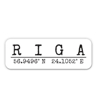 Riga Latvia Sticker
