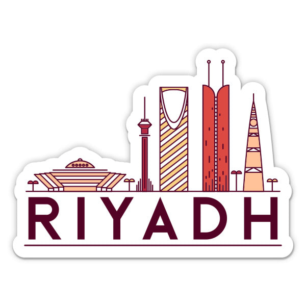 Riyadh Saudi Arabia Sticker