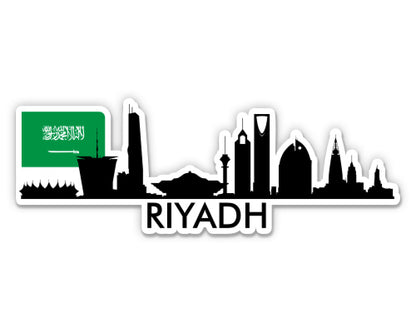 Riyadh Saudi Arabia Skyline  Sticker