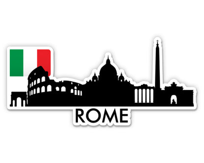 Rome Italy City Skyline Sticker