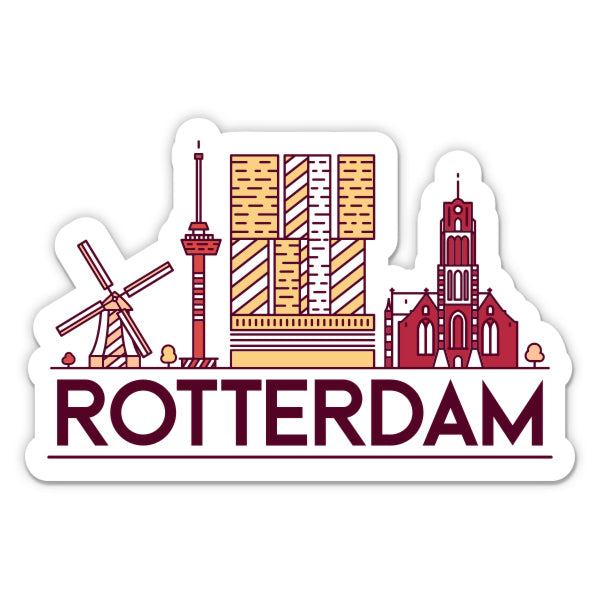 Rotterdam Netherlands Sticker