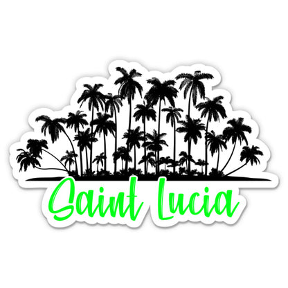 Saint Lucia Tropical Sticker