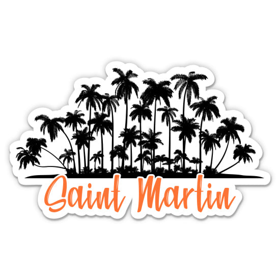 Saint Martin Caribbean Sticker