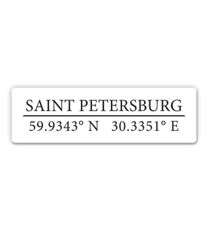 Saint Petersburg Russia Sticker