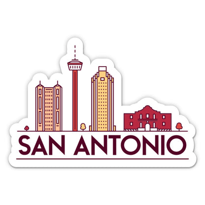 San Antonio Texas Sticker