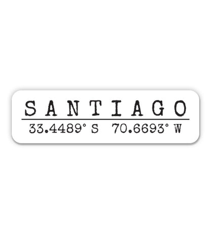 Santiago Chile Sticker