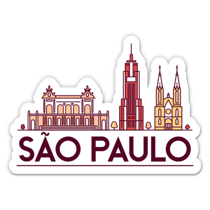 Sao Paulo Brazil Sticker