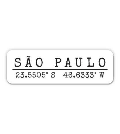 Sao Paulo Brazil Sticker