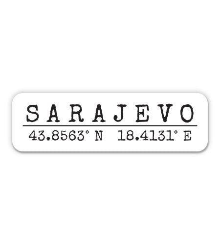 Sarajevo Bosnia And Herzegovina Sticker