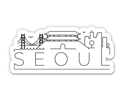 Seoul South Korea Sticker