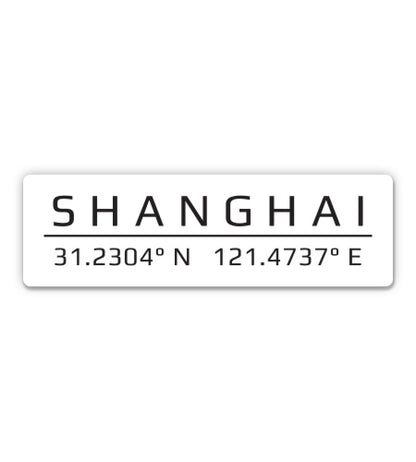 Shanghai China Sticker