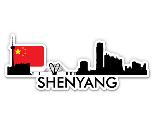 Shenyang China Skyline  Sticker