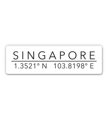 Singapore Singapore Sticker