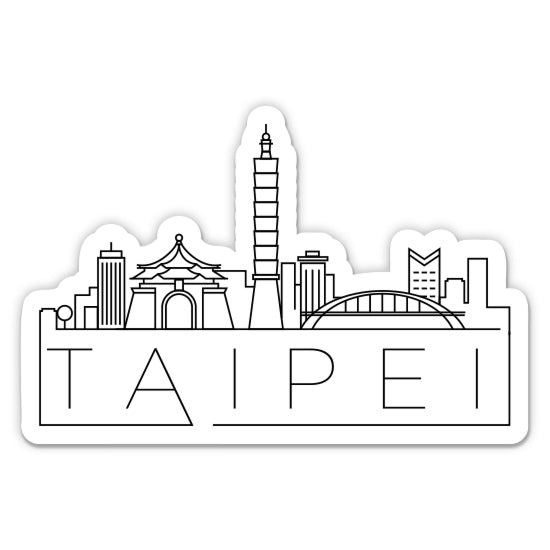 Taipei Taiwan Sticker
