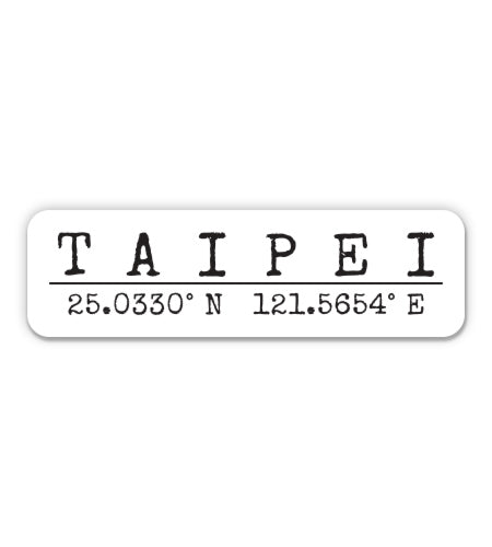 Taipei Taiwan Sticker