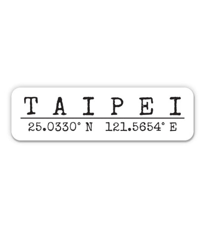 Taipei Taiwan Sticker