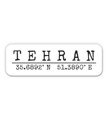 Tehran Iran Sticker