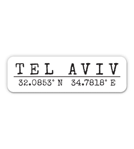 Tel Aviv Israel Sticker