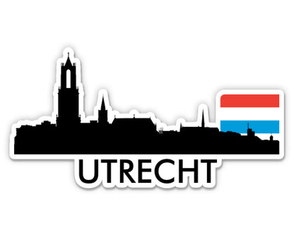 Utrecht Netherlands City Skyline Sticker