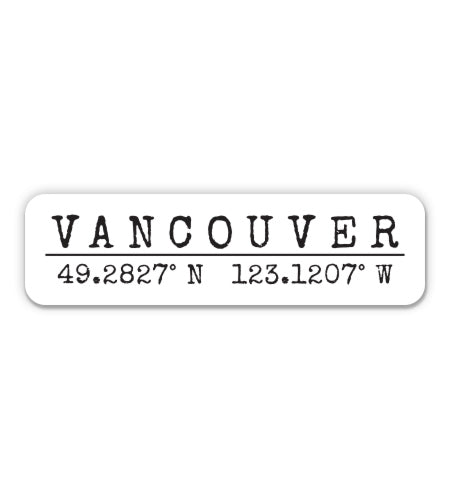 Vancouver Canada Sticker