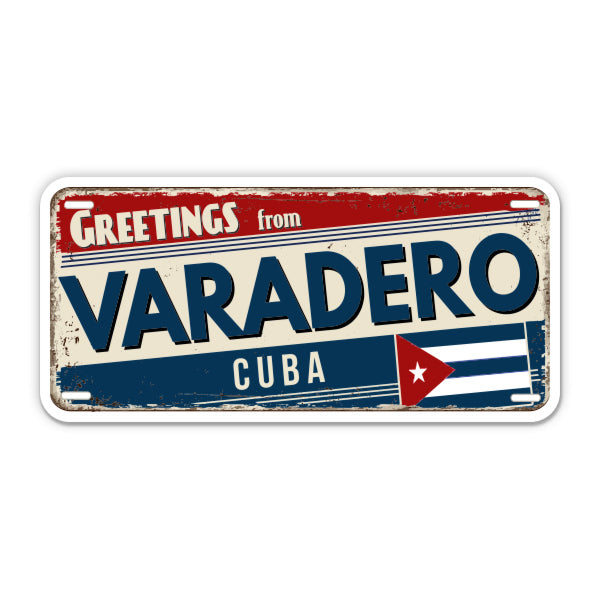 Greetings from Varadero Cuba Sticker